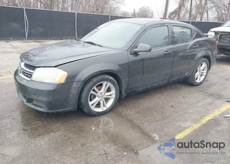 2013 Dodge Avenger Se V6 из США, поврежденный, VIN 1C3CDZAG4DN717676